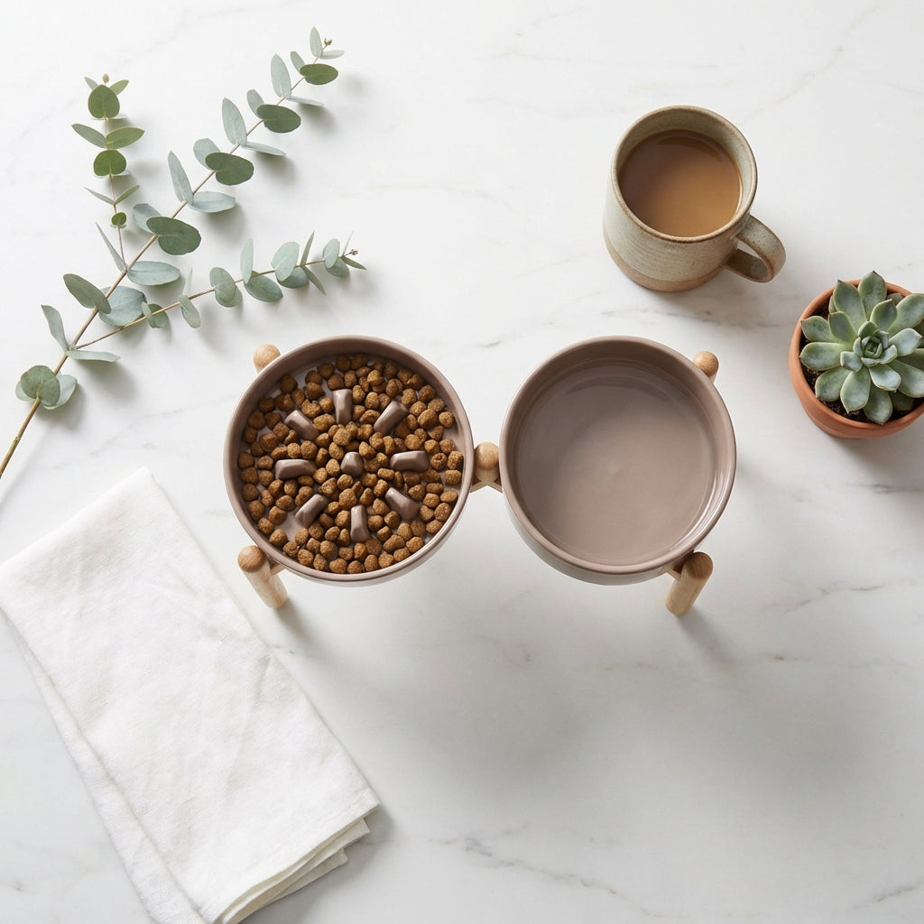 Ceramic Slow Feeder Bowl