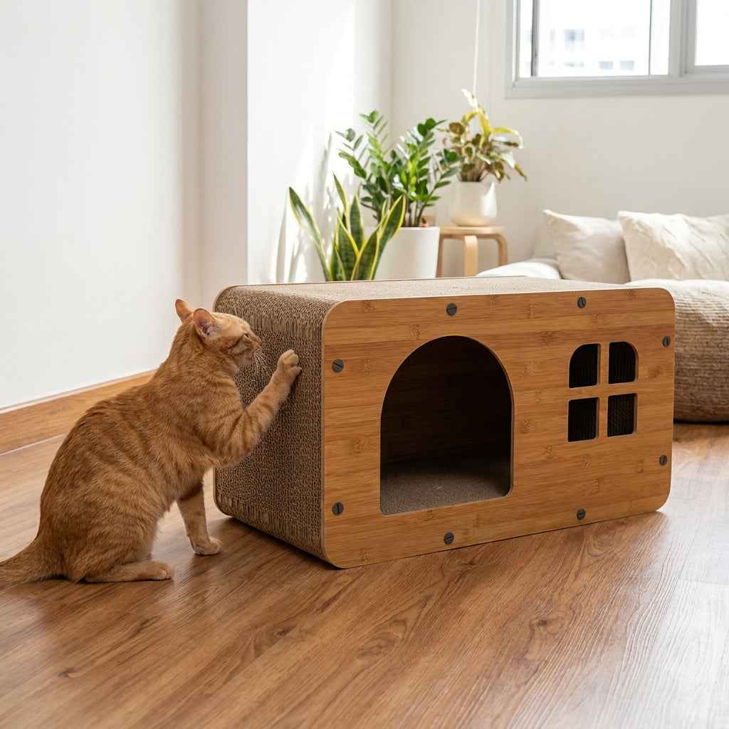 Wooden Arch Pet House