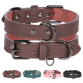 Genuine Leather Dog Collar - Carbon