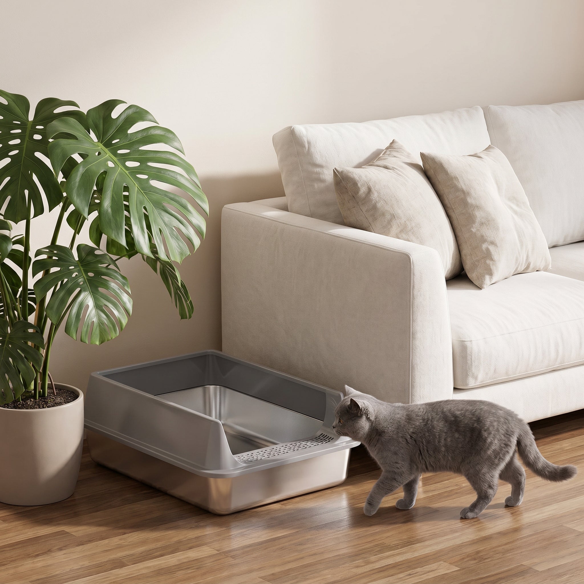 Stainless Steel Litter Box