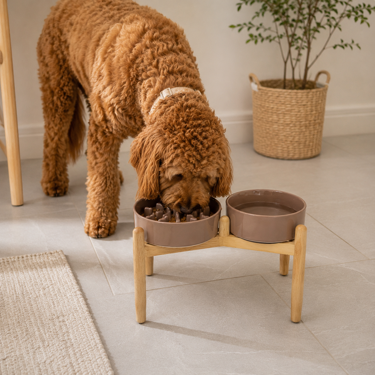 Ceramic Slow Feeder Bowl
