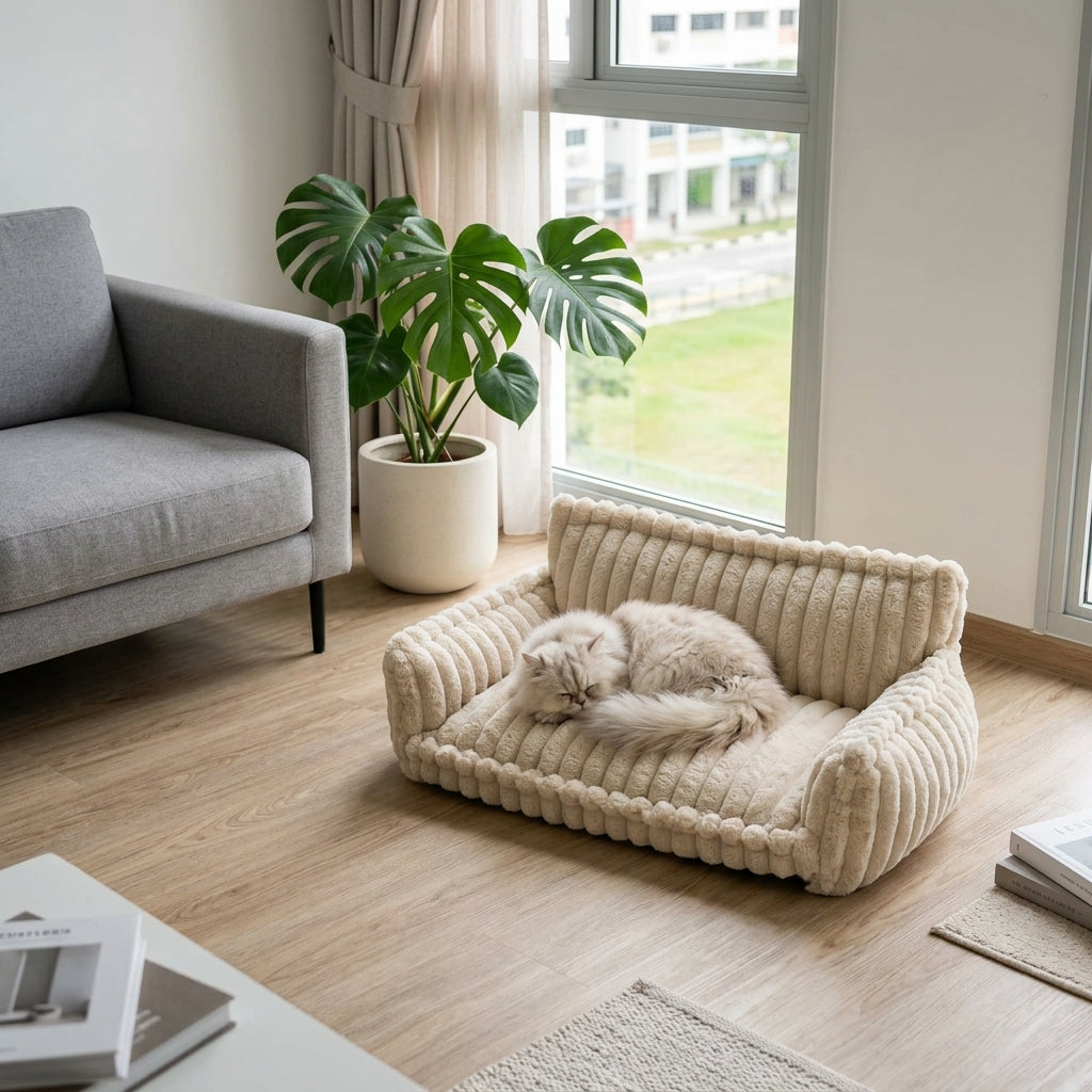 Corduroy Pet Sofa Bed